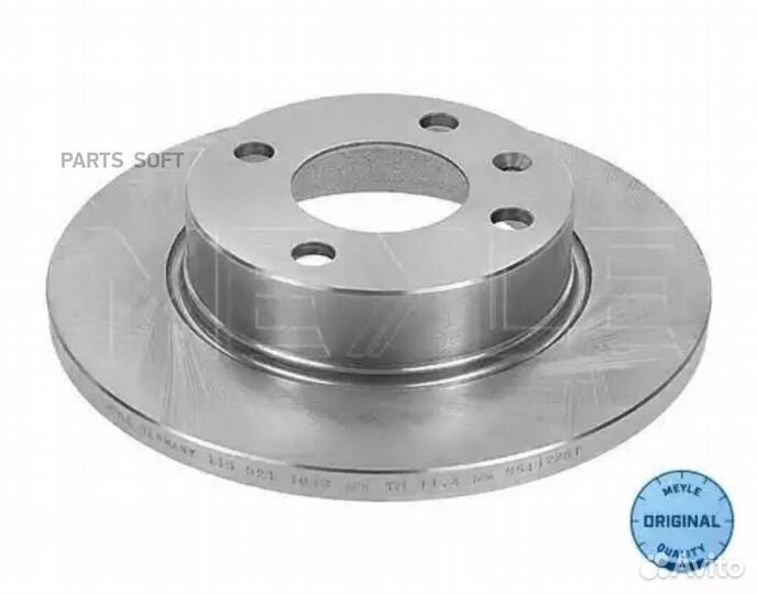 Meyle 1155211023 Диск тормозной skoda felicia -01