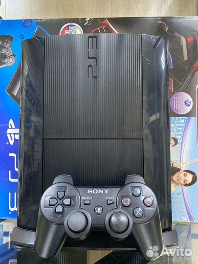 PS3 SuperSlim 500gb 65 игр