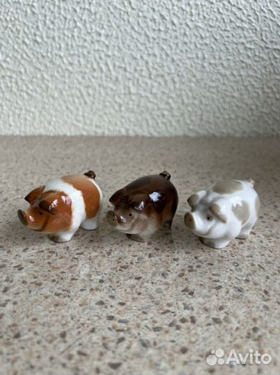 Статуэтка «Поросёнок» лфз, СССР