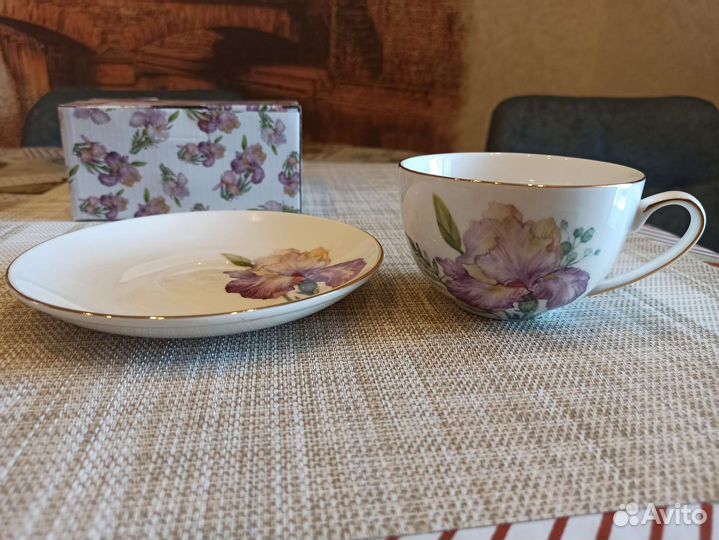 Чайная пара фарфор