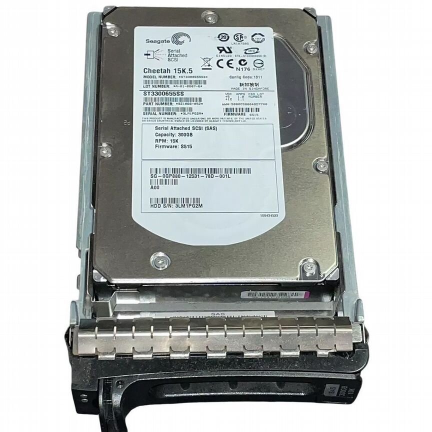[GP880] Жесткий Диск Dell 300gb Sas 3,5" Hdd Gp880