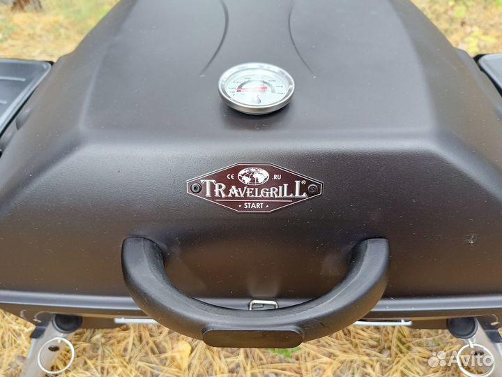 Гриль газовый переносной удобный нерж/нерж