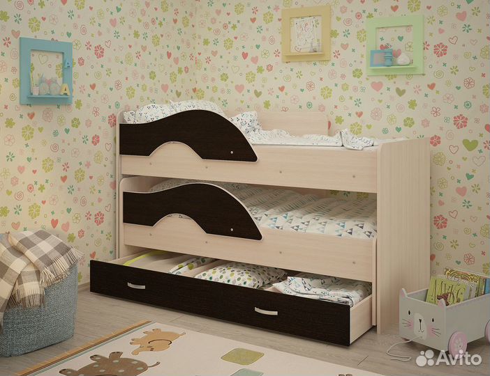 Детская двухьярусная кровать
