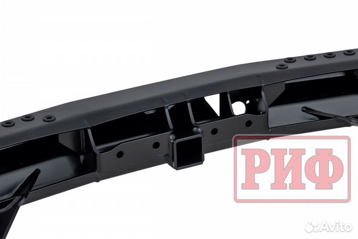 Бампер задний силовой/защита штатного бампера риф