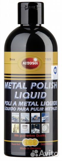 Autosol Metal Polish Liquid 250 полироль для метал