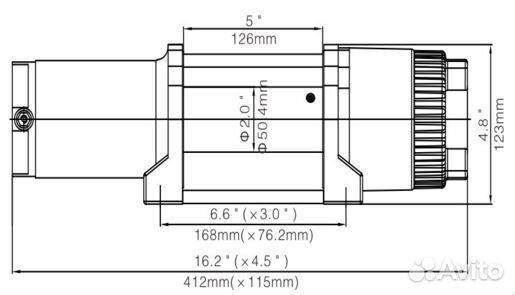 Лебёдка электрическая 12V Runva 4500 lbs