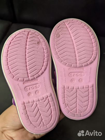 Сандалии crocs c5 для девочки