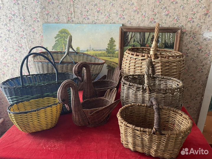 Корзина плетеная