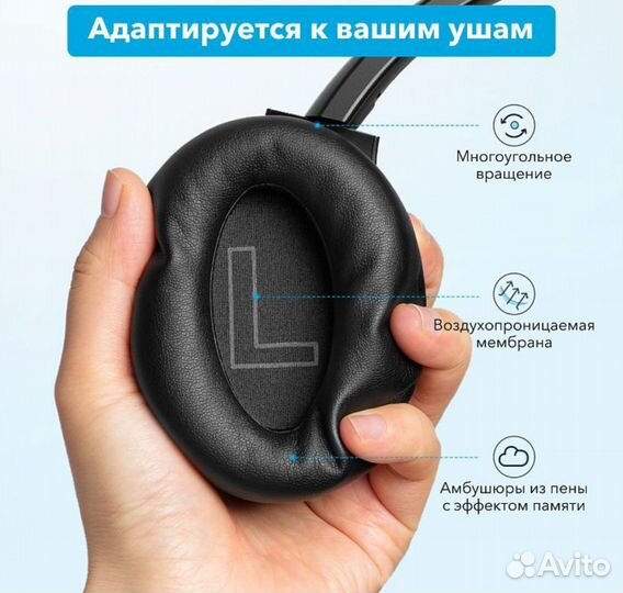 Наушники Anker Soundcore Life Q20+ Plus, новые