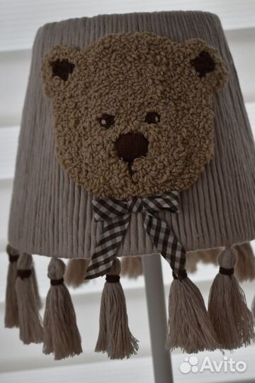 Плетеный абажур люстра светильник