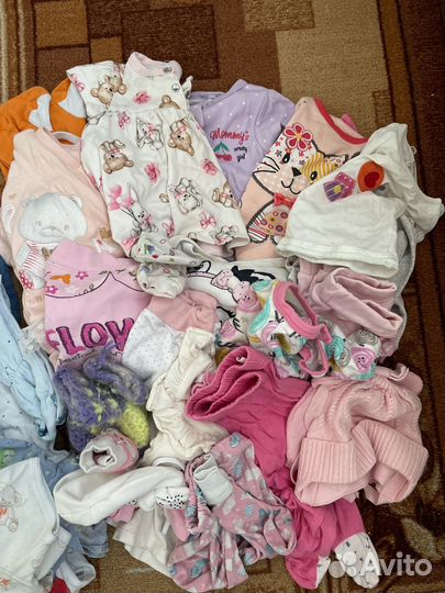 Вещи пакетом 0 -4 мес