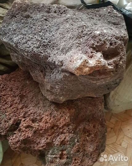 Лава вулканическая для аквариума
