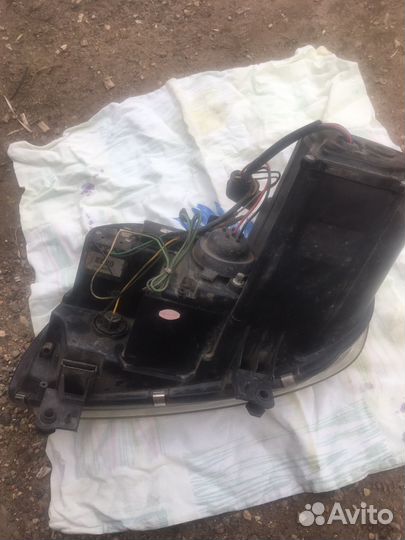 Тюнингованная фара фольксваген кадди