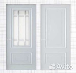 Дверь межкомнатная белая 