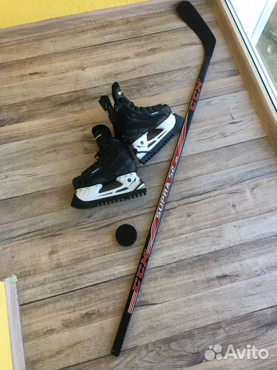 Коньки и клюшка Новая Nordway NDW200 р-р35