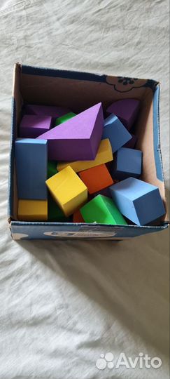 Кубики мягкие