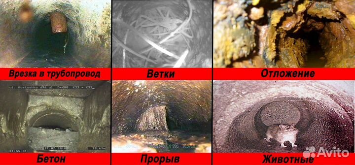 Видеоинспекция труб