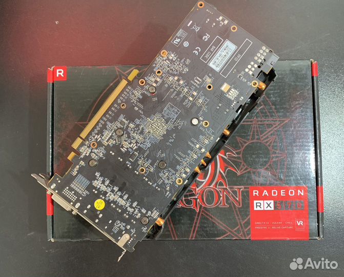 Игровая видеокарта rx 570 8gb