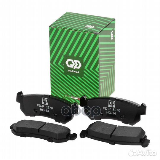 Колодки тормозные дисковые зад, прав, лев FD