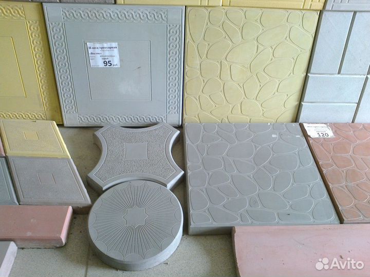 Тротуарная плита 40х40, 50х50
