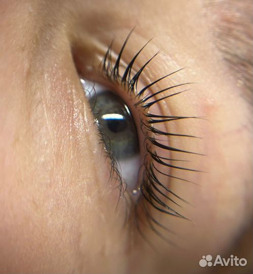 Ламинирование ресниц, оформление бровей