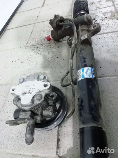 Рулевая рейка и насос гур kia sportage