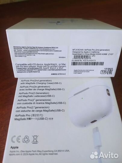 Наушники airpods pro2 gen2 Type-C MagSafe 2024 ANC