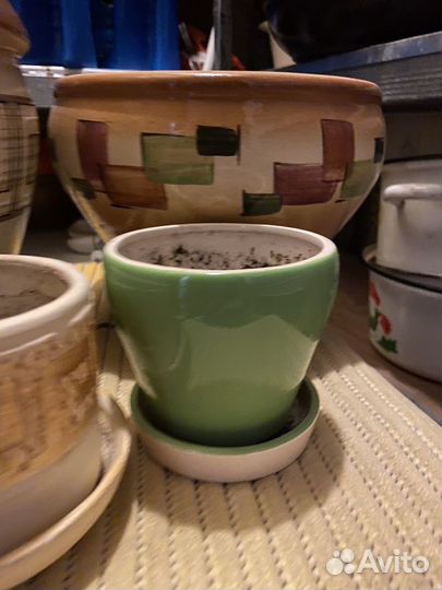 Горшки цветочные керамика