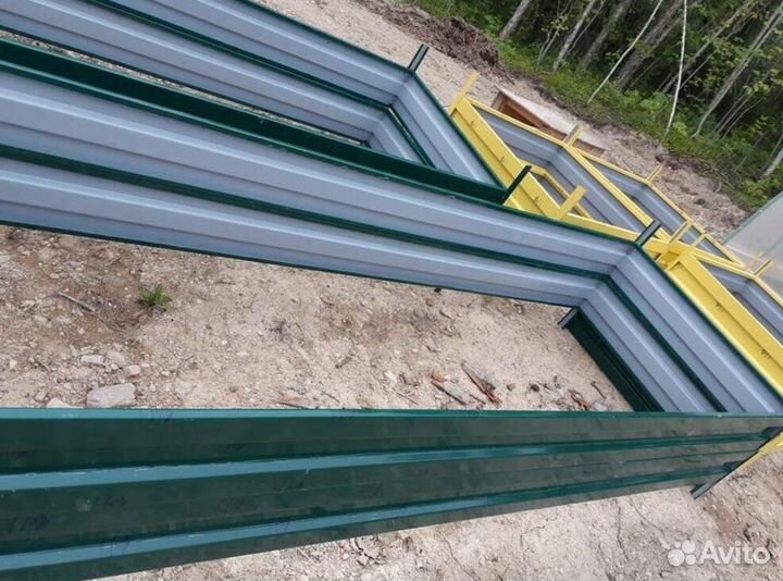 Грядка оцинкованная 1м х 1м х 32см