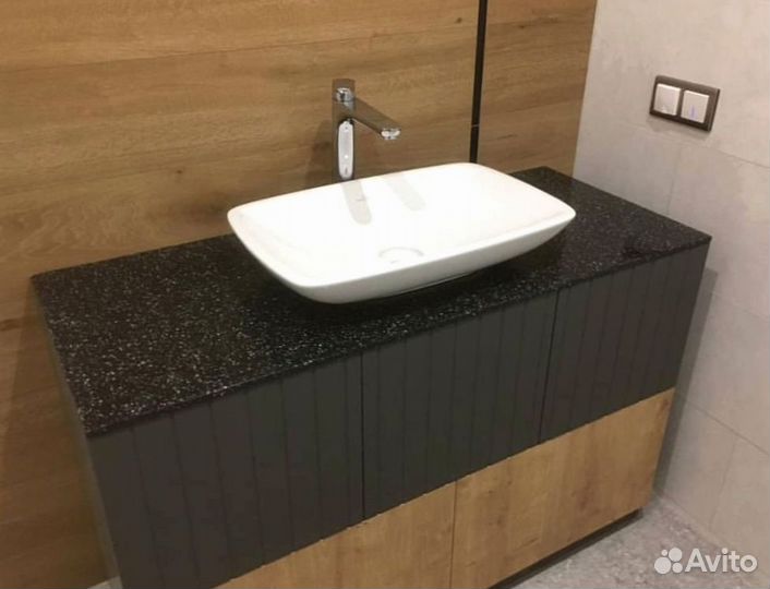 Столешница для ванной и кухни из искуственного кам