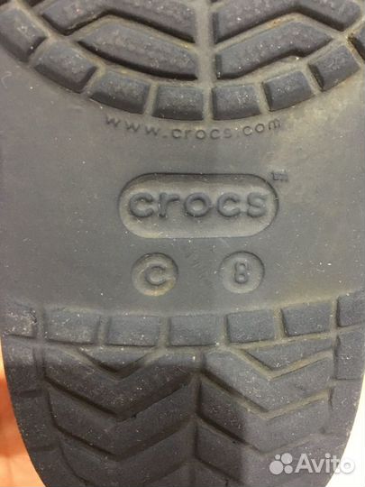 Резиновые сандали детские crocs