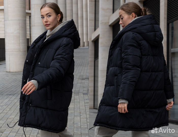 Пуховик зимний женский