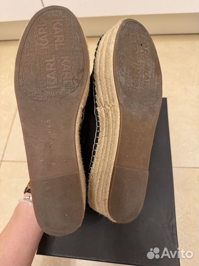 Эспадрильи karl lagerfeld