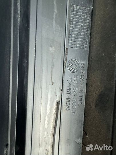 Спойлер на volkswagen tiguan 1