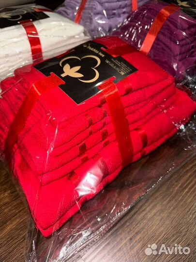 Полотенца хлопок набор из 8 штук