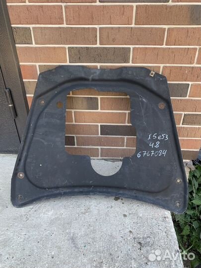 Пластина жёсткости бмв х5 е53 N62 4.8