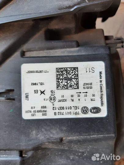 Фара Volkswagen Touareg 2 левая правая