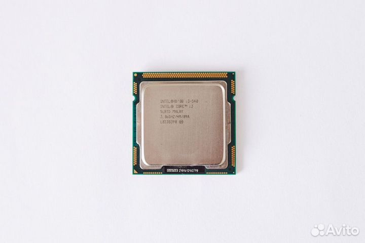 Процессор Intel Core i3-540 LGA1156, 2 x 3067 мгц