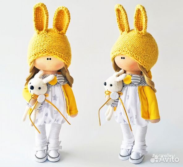Кукла-зайчик символ 2023 года