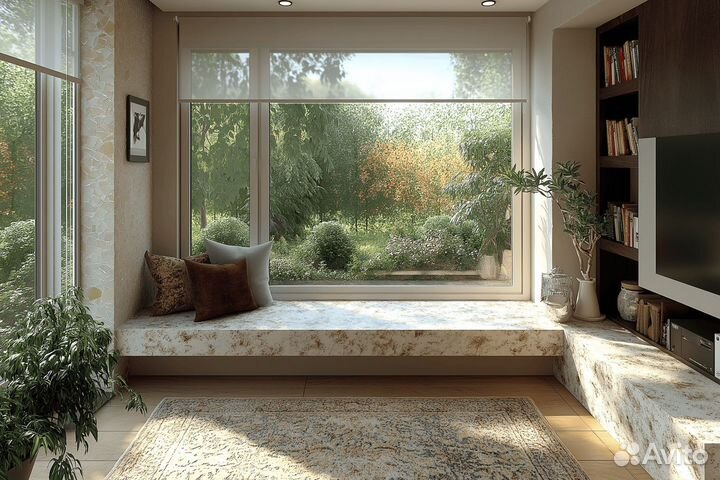 Подоконник из натурального камня