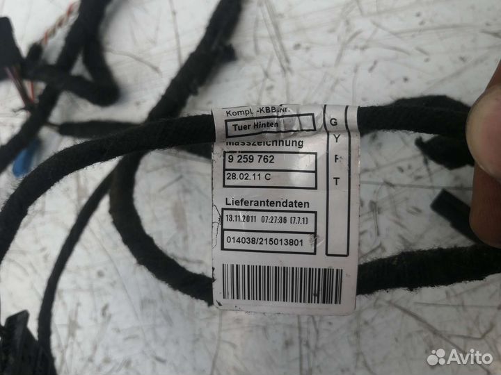 Коса проводов задней двери BMW 3-series F30