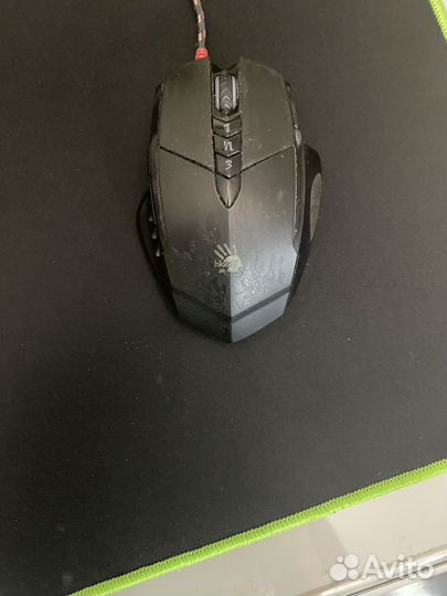 Игровой комплект мышка клава и коврик