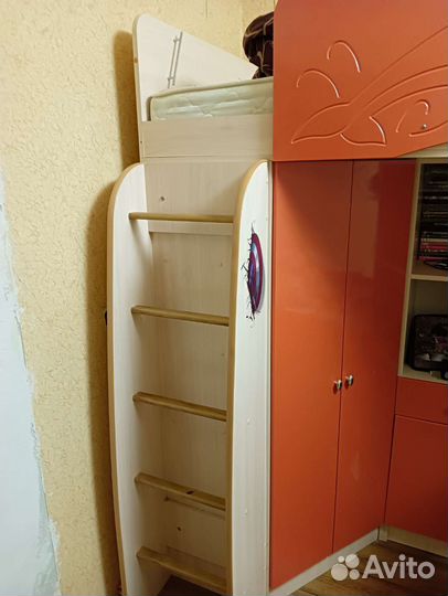 Детская кровать от 3 лет с матрасом бу