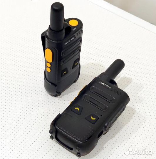 Рация-радиостанция с гарнитурой-наушником