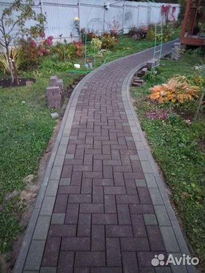 Укладка тротуарной плитки