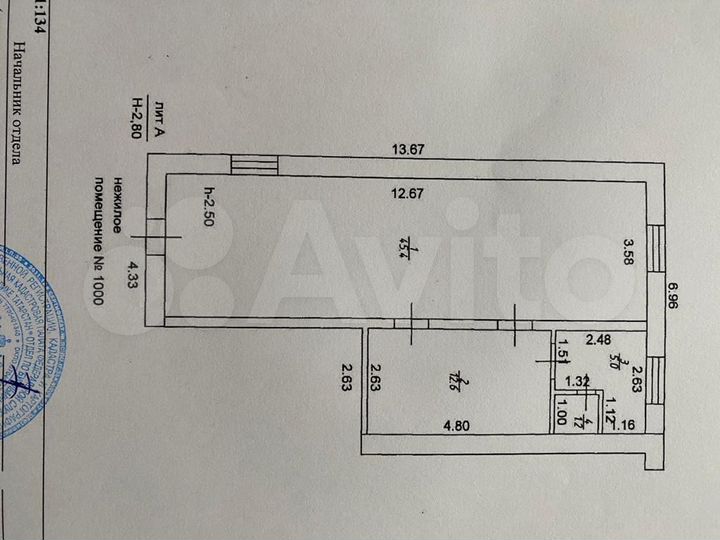 Торговая площадь, 64 м²