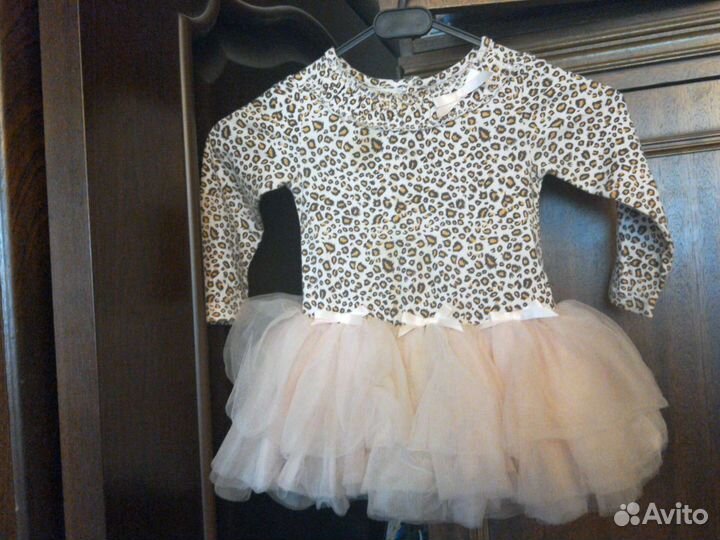 Платья юбки фартук, муфта для девочки 3 - 6 лет