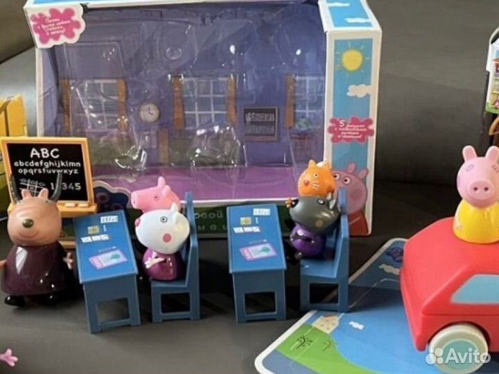 Игрушки наборы разные Свинка Пеппа Щенки спасатели