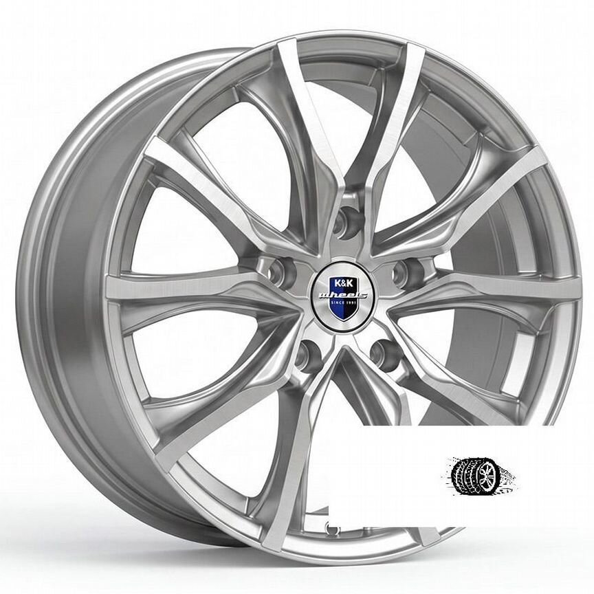 Литые диски K&K 7.5×R17 5×114.3