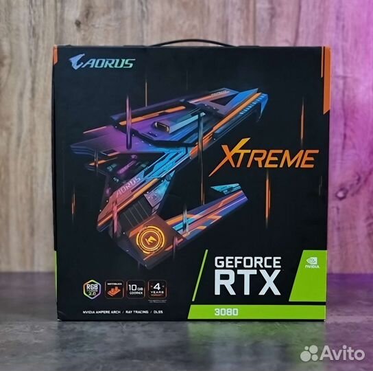 Видеокарта RTX 3080 10GB gigabyte aorus xtreme